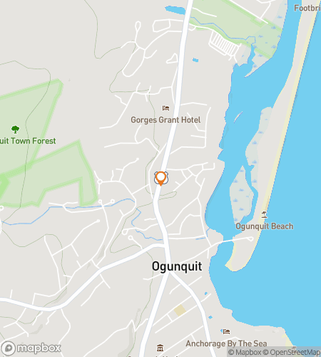 Map of scavenger hunt walking tour for Ogunquit Scavenger Hunt