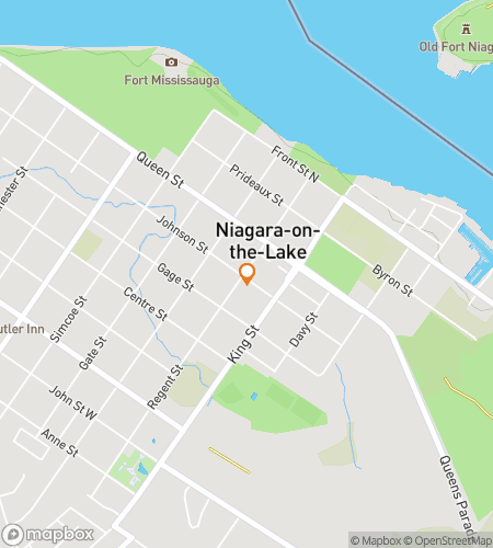 Map of scavenger hunt walking tour for Legends of Niagara-on-the-Lake!
