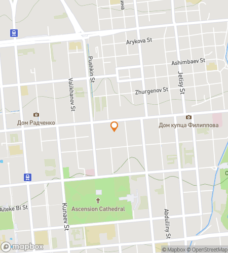 Map of scavenger hunt walking tour for Spirit of the Steppe: Almaty Adventure Hunt