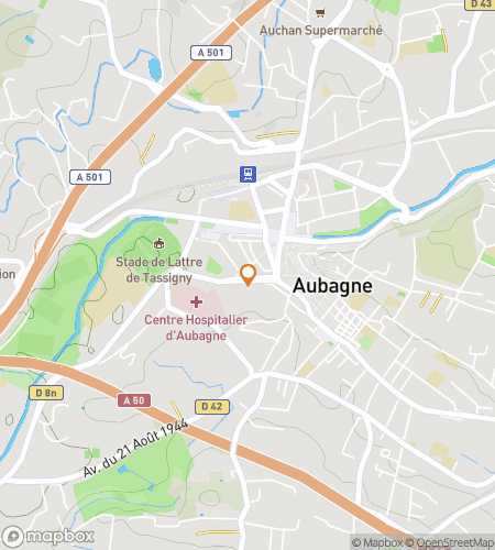 Mapa pěší prohlídky s honem za pokladem pro Srdce Provence: Objevte Aubagne