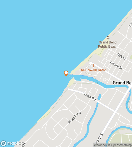 Mapa p&ecaron;&scaron;&iacute;ho scavenger tour pro Grand Bend Beachfront Quest