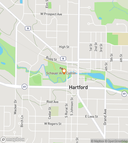 خريطة جولة المشي لسباق البحث عن الكنز لخذه إلى هارت&colon; المطاردة المرحة لهارتفورد