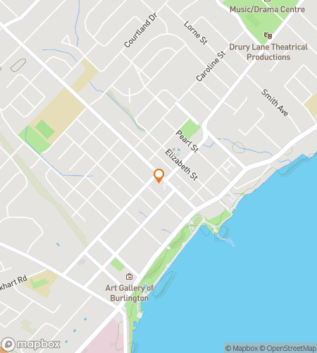 बर्लिंगटन के तट पर स्कैवेंजर हंट वॉकिंग टूर का नक्शा