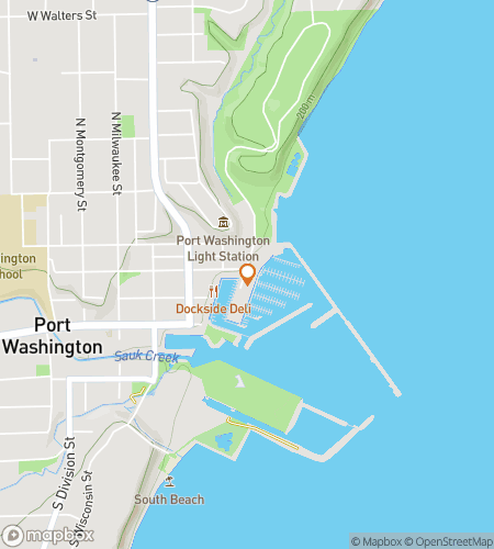 Hartă tur de mers pe jos cu vânătoare de comori pentru vânătoarea de comori din Port Washington