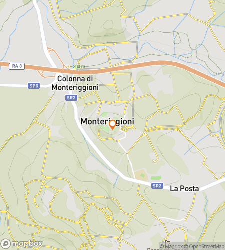 Map of scavenger hunt walking tour for From Gate to Gate: Porta Fiorentina–Porta Romana Riddle Run