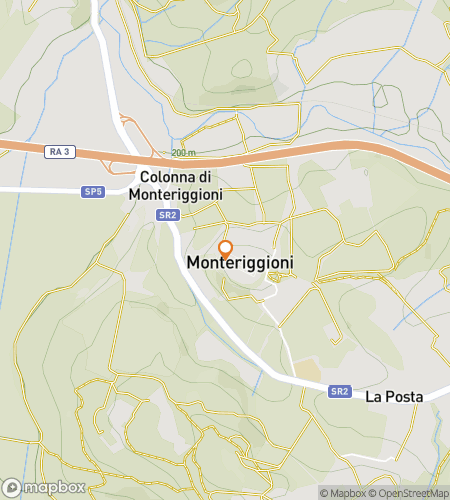 蒙特里久尼寻宝：托斯卡纳的堡垒的寻宝步行导览地图