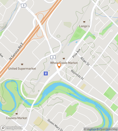 מפת סיור רגלי של חיפוש אוצרות עבור בר האנט באוקוויל&comma; אונטריו