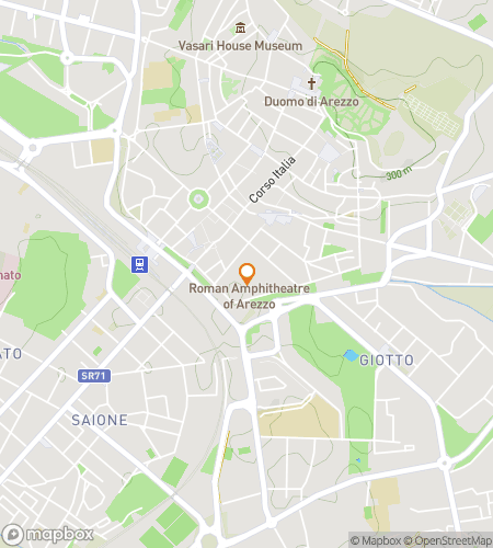 מפת סיור הליכה של חיפוש מטמון לפרסקאות, עושר ופינות נסתרות של ארצו