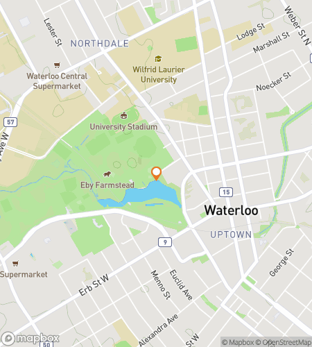 Map of scavenger hunt walking tour for Cannon to Quads Quest