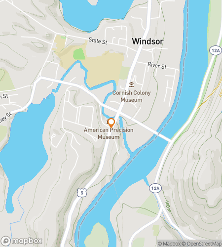 Map of scavenger hunt walking tour for Windsors Robbins & Relics Adventure