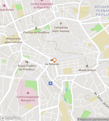 Map of scavenger hunt walking tour for Roman Around Aix: The Ancient Aqueduct Hustle