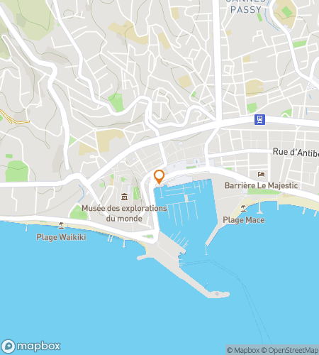 Map of scavenger hunt walking tour for  Cannes Scavenger Hunt