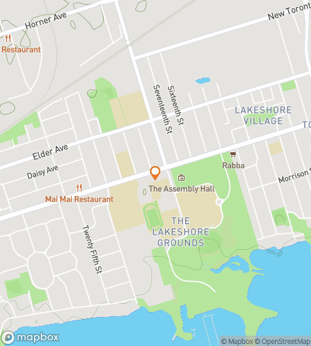 Map of scavenger hunt walking tour for Etobicoke’s Sneaky Clue Safari