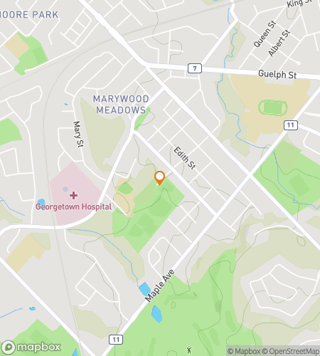 Map of scavenger hunt walking tour for Georgetown Scavenger Hunt