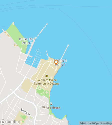 Map of scavenger hunt walking tour for South Portland‘s Seaside Scavenger Spectacle