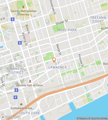 Map of scavenger hunt walking tour for The Wonders of Old Toronto