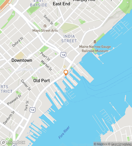 द व्हिस्परिंग वॉटरफ्रंट के लिए स्कैवेंजर हंट वॉकिंग टूर का नक्शा