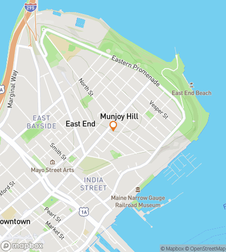 Map of scavenger hunt walking tour for East End Enticing Escapade