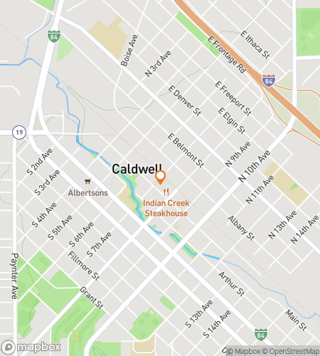 Térkép a Caldwell Cache Crusade kincskereső sétáló túrához