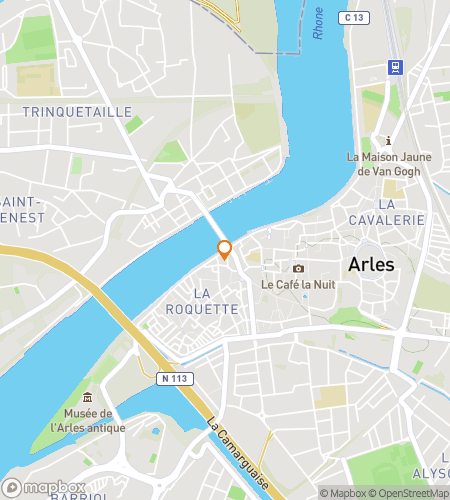 Map of scavenger hunt walking tour for Arles Uncovered: From Easels to Empires