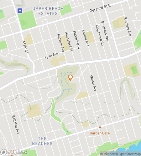 Map of scavenger hunt walking tour for So Fetch: A Mean Girls Toronto Hunt