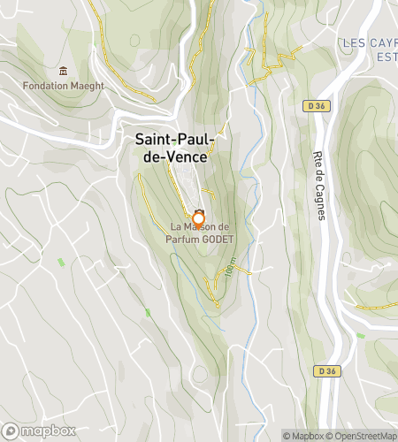 מפת סיור רגלי של ציד אוצרות עבור 'הפלטה של פרובנס'