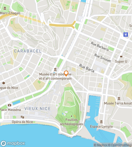 Map of scavenger hunt walking tour for Nailed It in Nice: A Hunt with Style