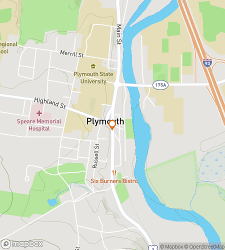 Map of scavenger hunt walking tour for Plymouth Riverwalks & Mountain-View Adventure