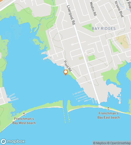 Map of scavenger hunt walking tour for Pickering Ghost Hunt