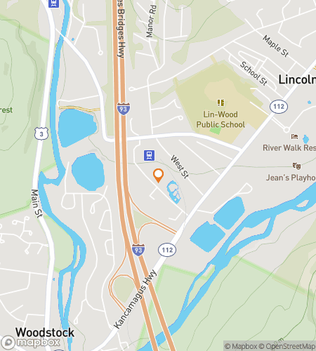 Karta &ouml;ver skattjaktens promenad f&ouml;r The Lincoln Log & Locomotive Quest&NewLine;