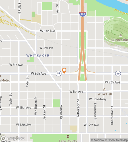 מפת סיור הליכה לחיפוש המטמון עבור Eugene Oregon Bar Hunt
