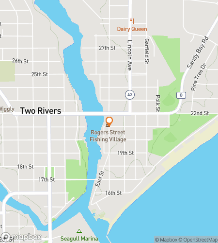 Hartă a turului pe jos cu vânătoare de comori pentru Two Rivers Trinket Trail