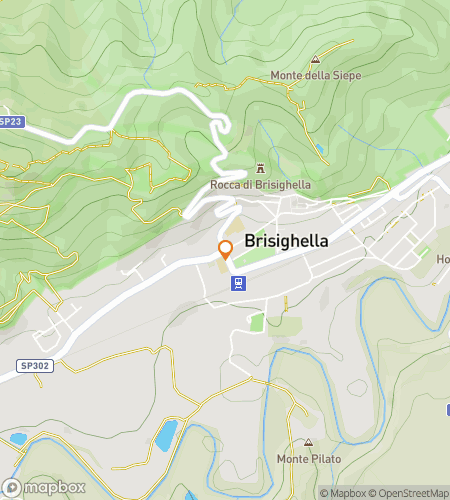 Map of scavenger hunt walking tour for Racing Through History: Tales of Imola