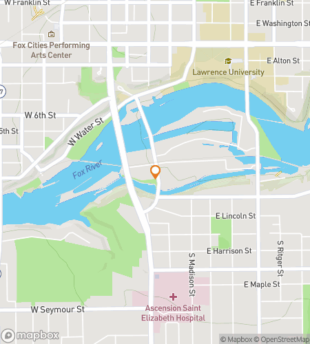 Map of scavenger hunt walking tour for Think Fast&comma; Lawrence