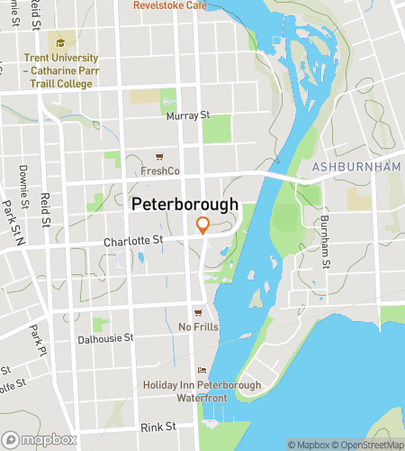 แผนที่ทัวร์เดินชมการผจญภัยของ Peterborough Ghost Hunt