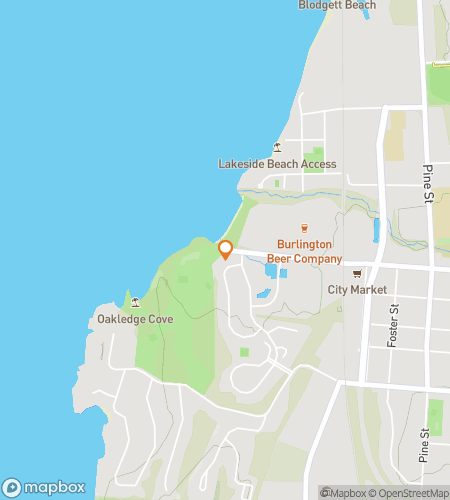 Map of scavenger hunt walking tour for Oak Quest: The Oakledge Park of Fun