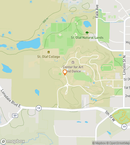 Map of scavenger hunt walking tour for Oles On The Hunt