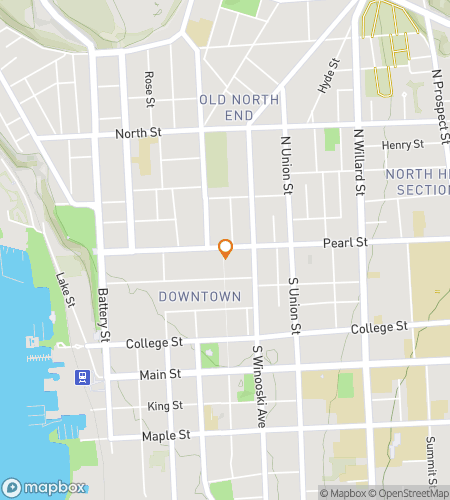 Map of scavenger hunt walking tour for Burlington’s Big-City Energy