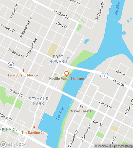 Map of scavenger hunt walking tour for Bay City Sights and Sounds