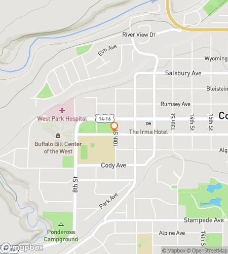 Cowboys of Cody için hazine avı yürüyüş turu haritası