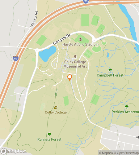 Map of scavenger hunt walking tour for The Mules’ Clue Colby Hunt