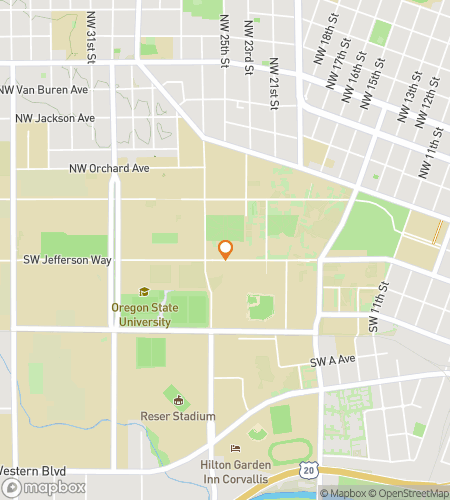 Map of scavenger hunt walking tour for The Beaver Nation Challenge