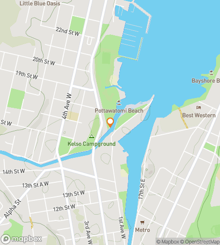 Map of scavenger hunt walking tour for All Sounds Lead to Owen: The Bruce Coast Chase