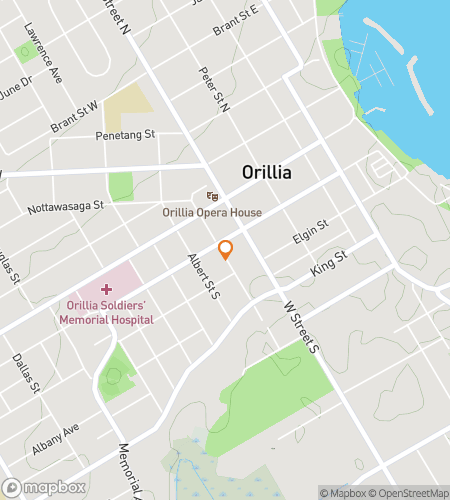 Map of scavenger hunt walking tour for Oh, Rillia?: The Lakeside Ontario Hunt