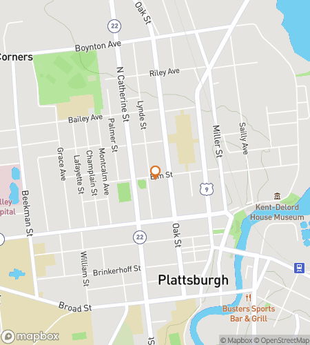 Χάρτης περιήγησης με κυνήγι θησαυρού για το Specters of Plattsburgh: A Haunted Hunt