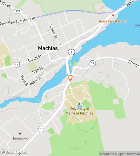 Machias Mania Hazine Avı için hazine avı yürüyüş turu haritası