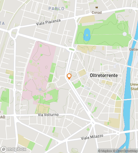 Map of scavenger hunt walking tour for Piazza Garibaldi Riddle Run