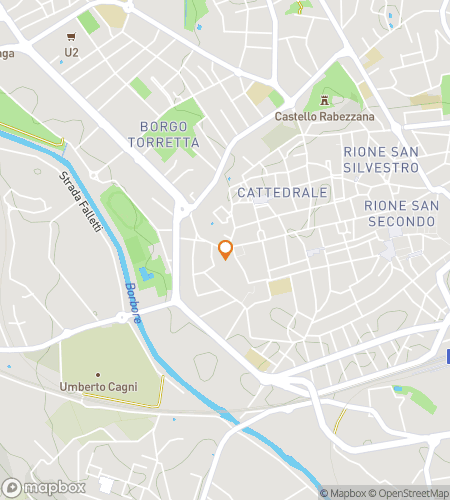 Map of scavenger hunt walking tour for Barbera & Bell Towers: The Asti Aroma Quest