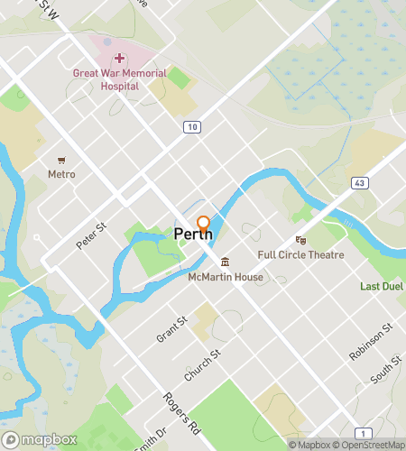 Perth'in Şakacı Takibi için hazine avı yürüyüş turu haritası