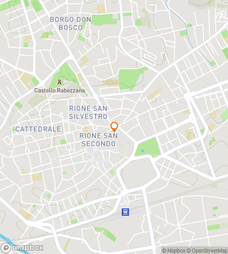 Map of scavenger hunt walking tour for Barbera & Bell Towers: The Asti Aroma Quest